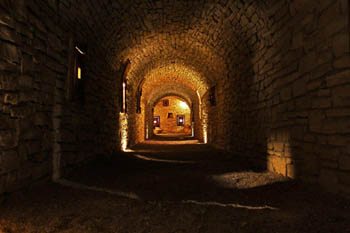Photo of Castle Zaman passageway leading to treasure room