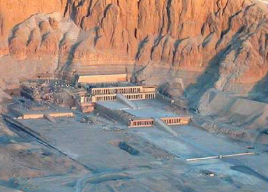 The Mortuary Temple of Hatshepsut on the West Bank at Luxor, Egypt