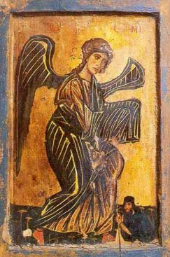 The Archangel Michael dating from the 12th century - A icon from the Monastery of St. Catherine in the Sinai of Egypt