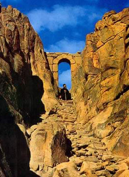 The Gate of Confession on Mount Sinai