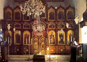 Interior of the  Church of St. George at El-Tor (ancient Raitho)