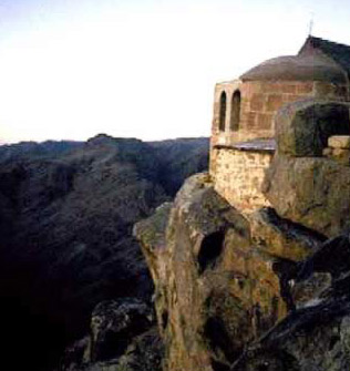 The Chapel at the  top of Mount Sinai