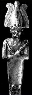 A gilded votive statuette of Osiris from the Late Period