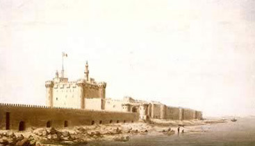 Nicolas Jacques Conte, View of the fort at Alexadria, 1798-1801