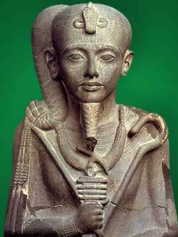 Ptah holding a djed pillar