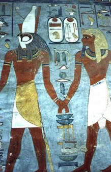 Re-Horakhty leads Ramesses VII