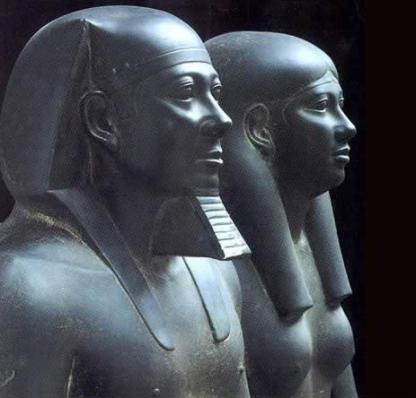 Fourth Dynasty King Menkaure and an Unknown Queen