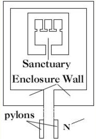 Plan of the Horus Temple of Sankhkare Mentuhotep