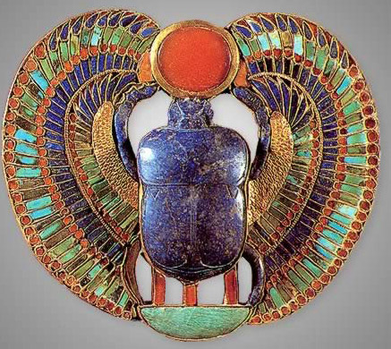 Tut Exhibit - King Tutankhamun Exhibit, Collection: Jewelry - Pectoral ...